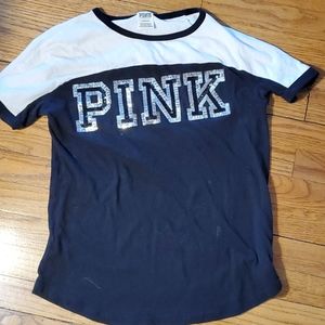 Blinged out PINK shirt